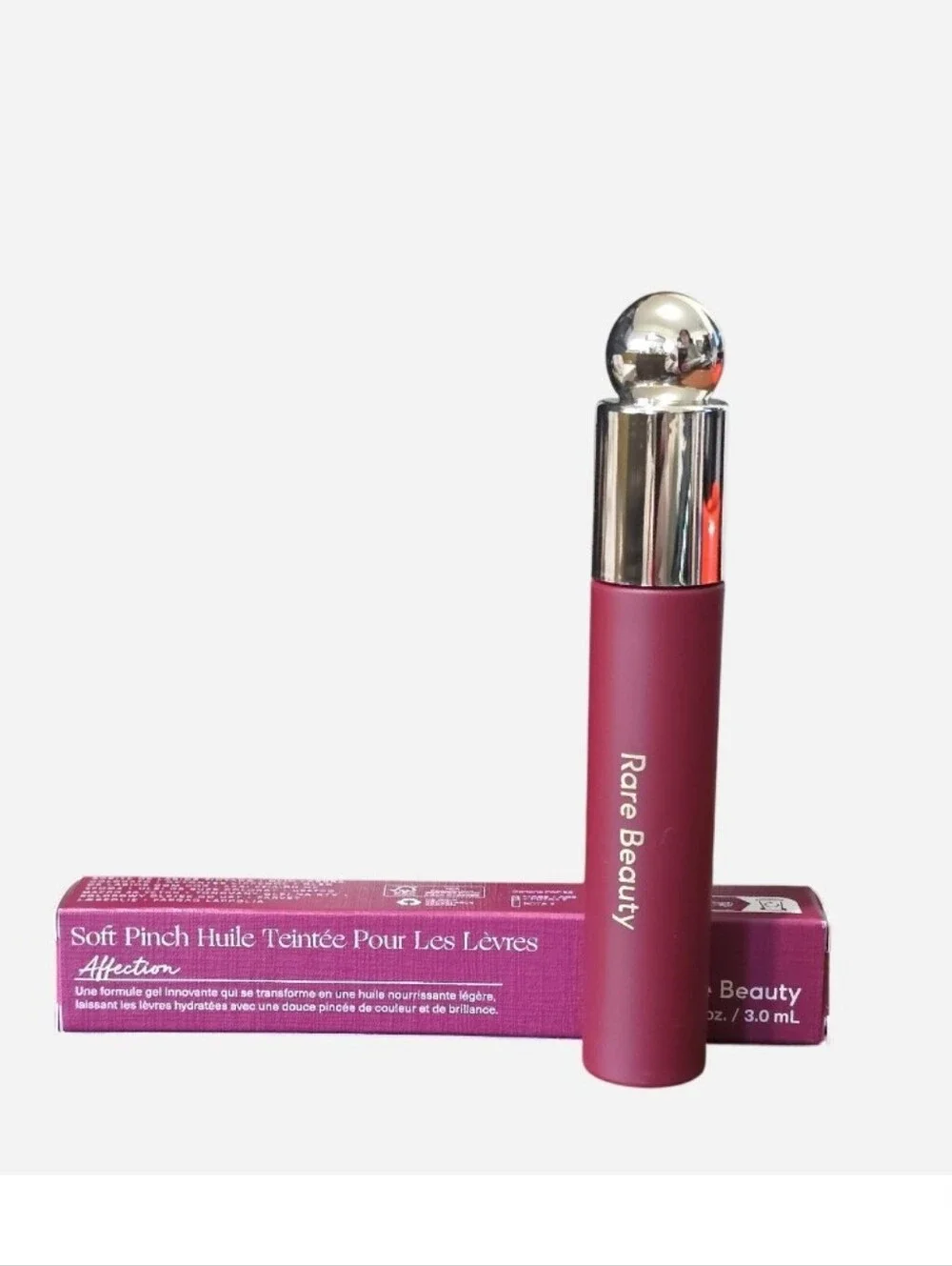 Rare Beauty Soft Pinch Tinted Lip Oil — Affection (Deep Berry)